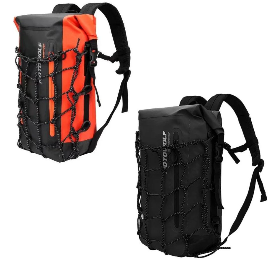 Mochila Impermeable MotoWolf  30L