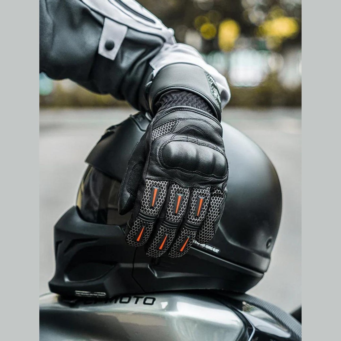 Guantes Moto Para el Frio Rockbros con Protección