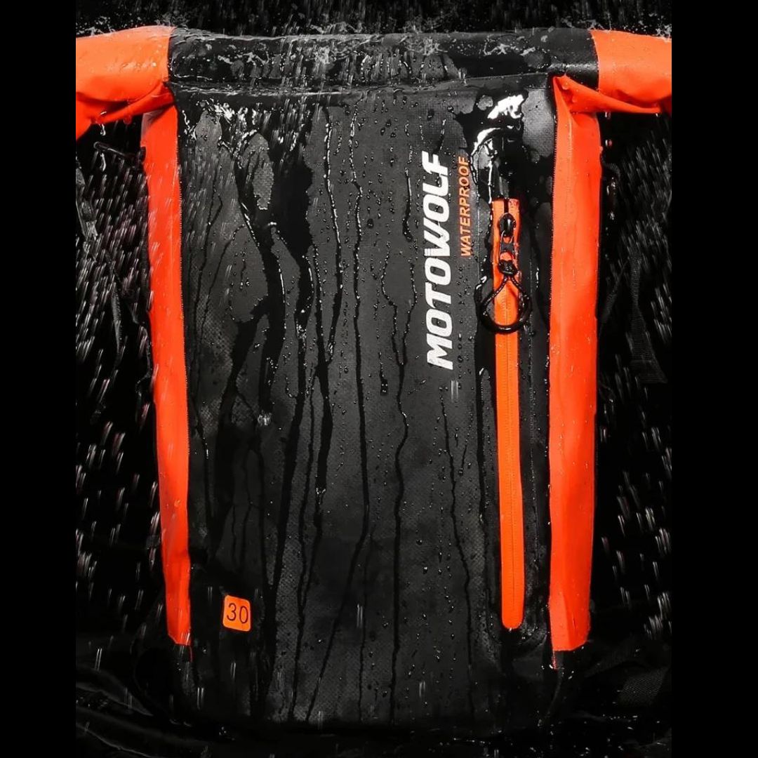 Mochila Impermeable MotoWolf  30L