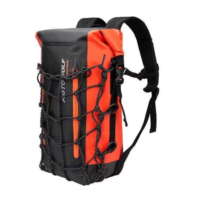 Mochila Impermeable MotoWolf  30L